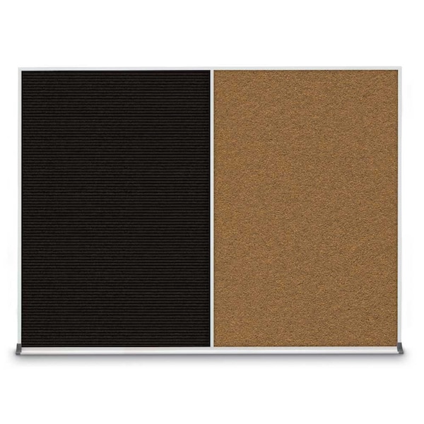 Triple Door Radius Plus Corkboard, 96" x